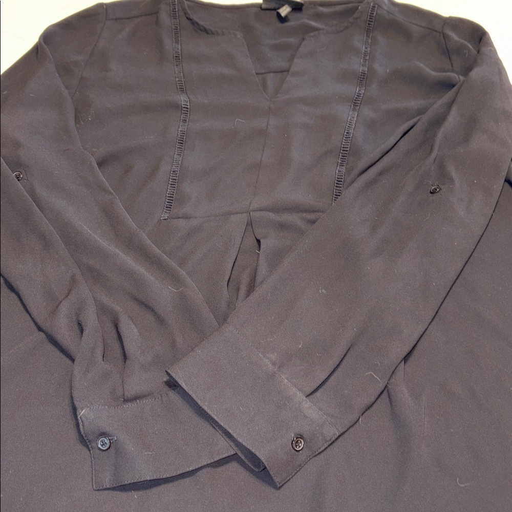 Lane Bryant Black Blouse size 14-16 - Picture 4 of 7
